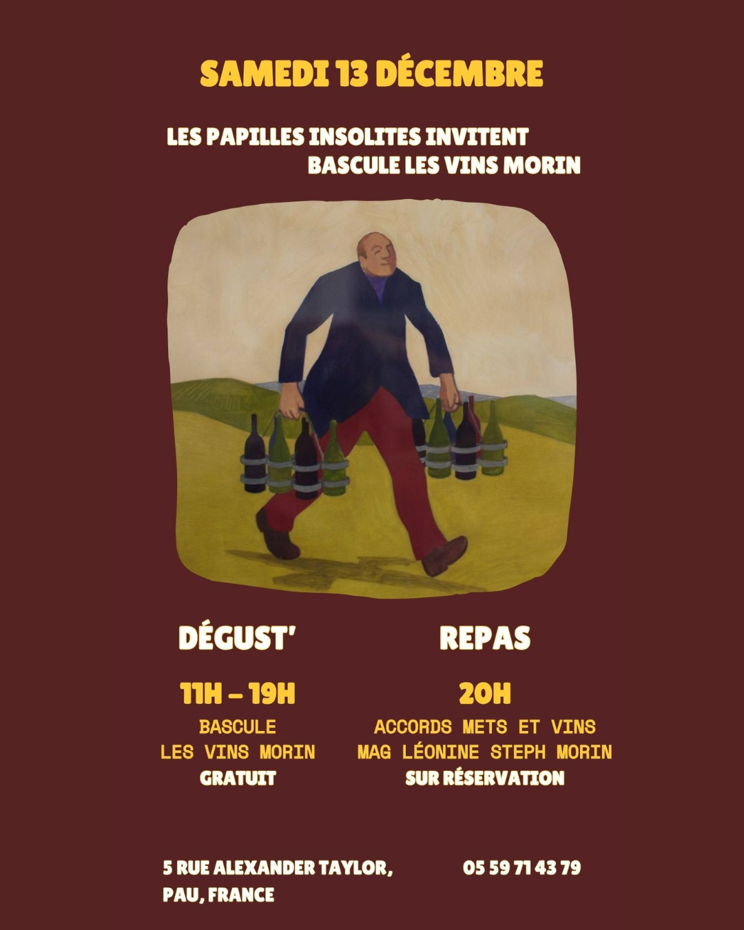 Dégustation aux Papilles Insolites à Pau